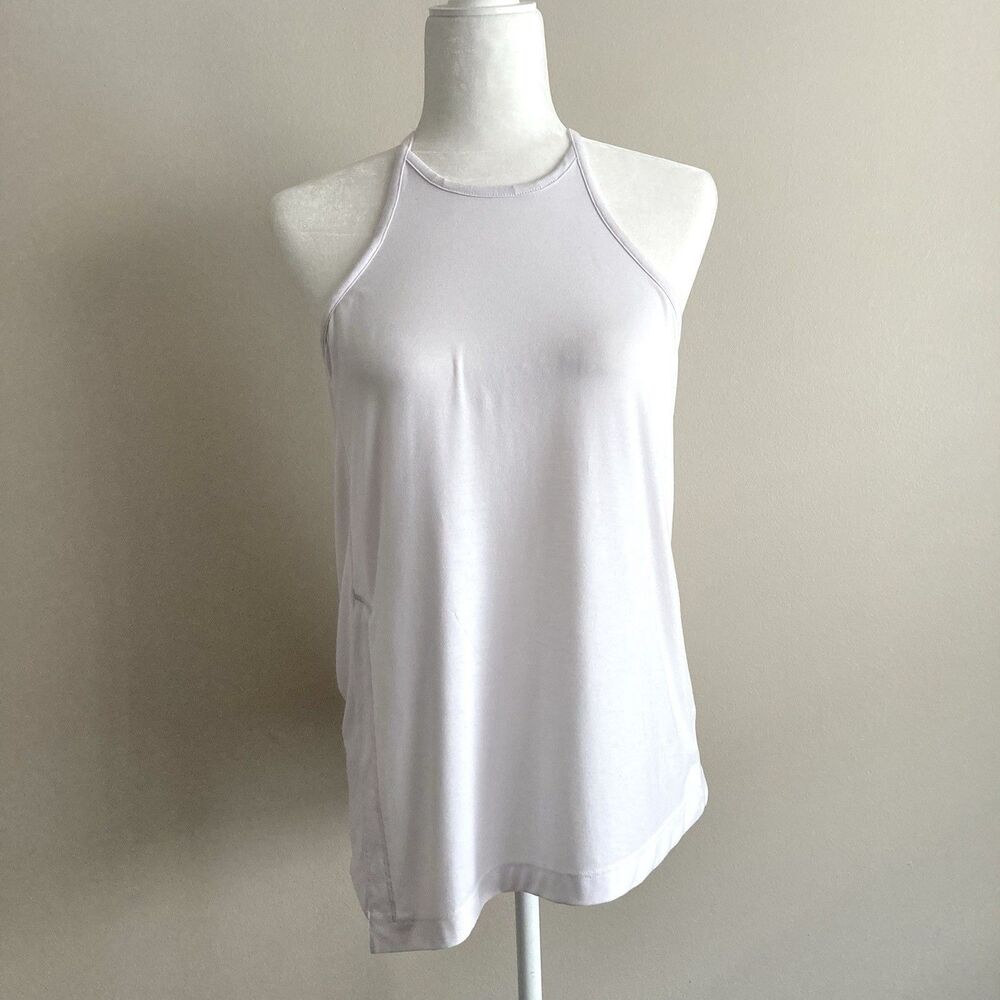 Athleta Womens Explore Tank Top Size Small White Yoga Athleisure Active Pilates